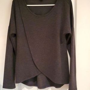 Womans dark grey top